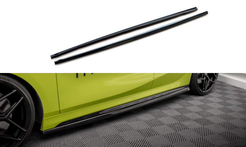 Side Skirts Diffusers V.4 for BMW 1 F40 M-Pack/ M135i