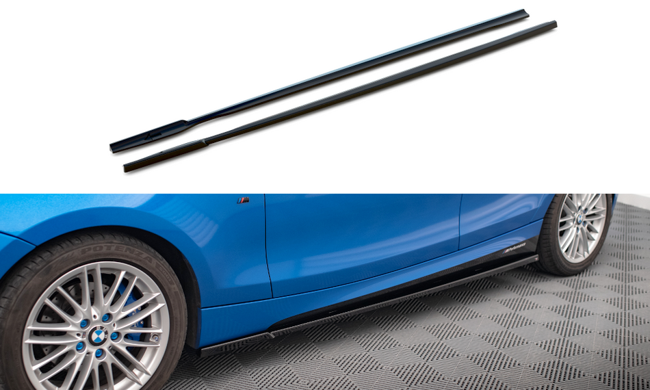 Side Skirts Diffusers BMW 1 M-Pack E87 Facelift